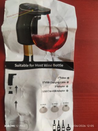 Dispensador Vino Eléctrico Inteligente