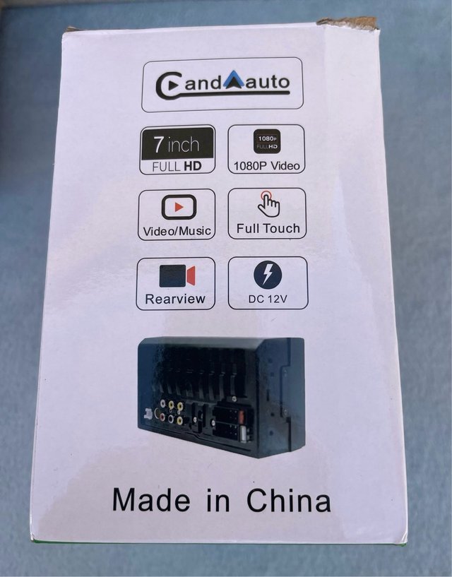 Radio Coche 2 DIN 7” Táctil Bluetooth 1080P
