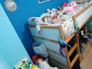Estructura cama nido Ikea madera