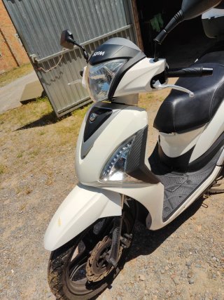 Moto SYM Symphony 125cc Blanca Dada de baja!