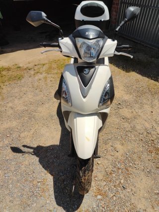 Moto SYM Symphony 125cc Blanca Dada de baja!
