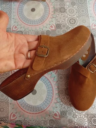 Zuecos Marypaz Madera Talla 41