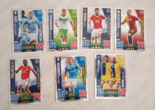 Cromos de fútbol Match Attax varios años