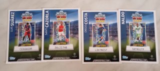 Cromos de fútbol Match Attax varios años