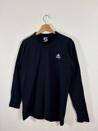 Camiseta Adidas Negra Manga Larga