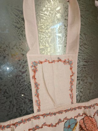 Grembiule Dora King Lino Anni 70-80