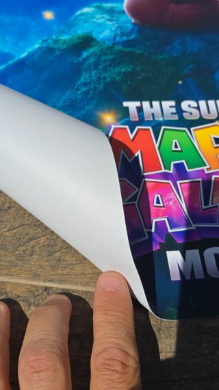 The Super Mario Galaxy Movie Poster PVC 70x50cm