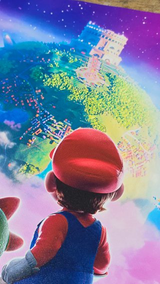 The Super Mario Galaxy Movie Poster PVC 70x50cm