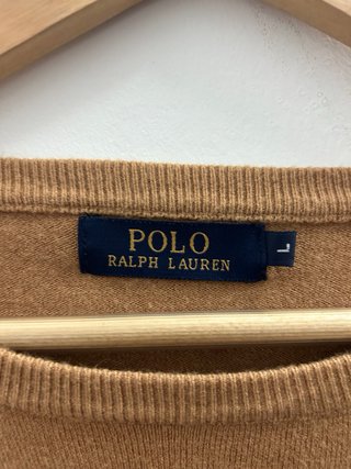 Jersei Polo Ralph Lauren Marrón Talla L Mujer