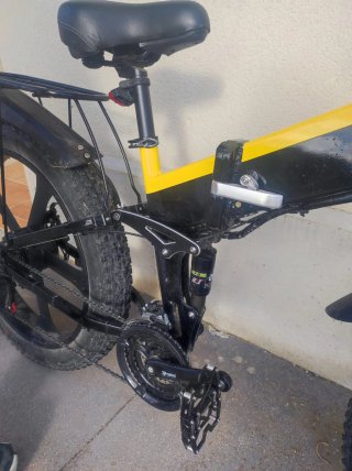 Bicicleta eléctrica plegable fat bike