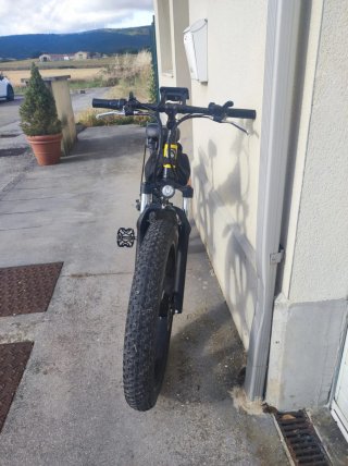 Bicicleta eléctrica plegable fat bike
