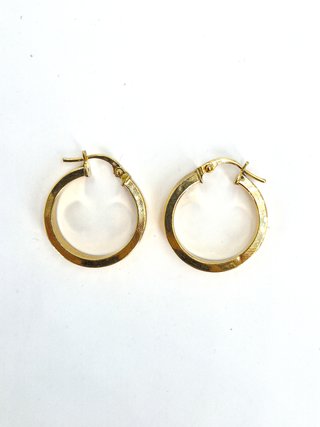 049-04-0244 Pendientes Aro Oro Amarillo 18K