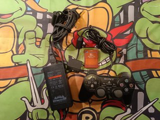 Consola PS2 Slim Negra + 3 Juegos
