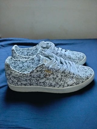 Zapatillas Puma Clyde 'All Over' Blancas y Negras