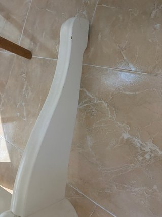 Mesa extensible redonda Ikea blanca