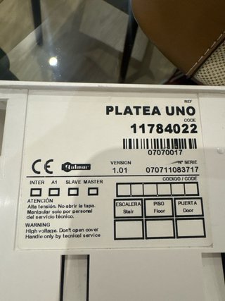Videoportero Golmar Platea