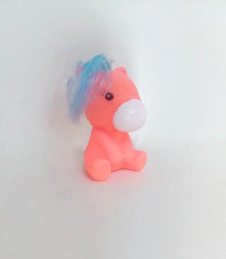 Pony Takara fakie naranja flúor rosa pelo azul