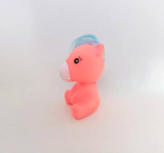 Pony Takara fakie naranja flúor rosa pelo azul