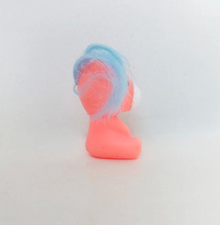 Pony Takara fakie naranja flúor rosa pelo azul