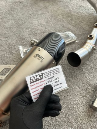 Escape SC Project Yamaha MT07 2025-26 Nuevo