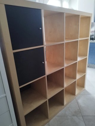 Estantería Kallax 4x4 Beige/Negra