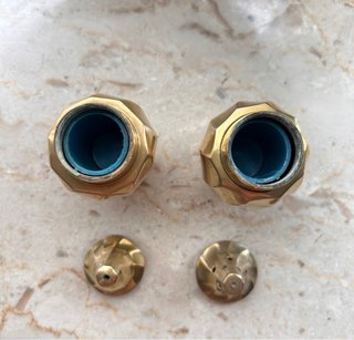 Coppia porta sale e pepe vintage