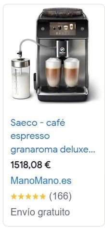 SIN ESTRENAR!! Saeco Xelsis Deluxe Cafetera 8