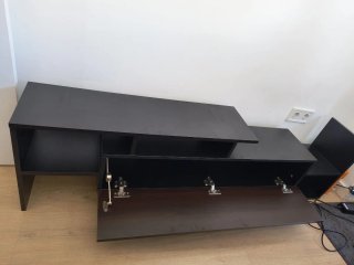 Mueble TV negro