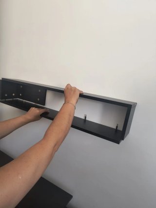 Mueble TV negro