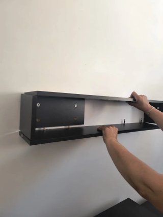 Mueble TV negro