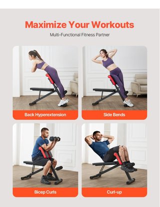 Banco de pesas plegable Vevor - Gimnasio en casa