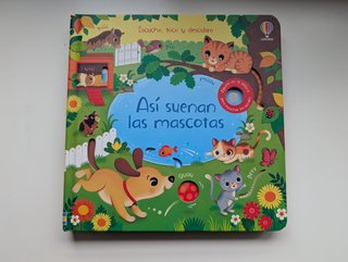 Lote 2 libros infantiles sonidos
