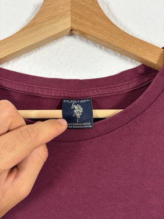 Polo Ralph Lauren Camiseta Talla L Burdeos