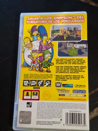 Juego PSP Los Simpsons: El Videojuego