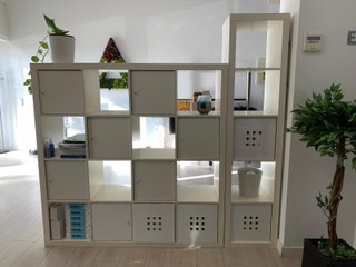 Estantería modular blanca Ikea
