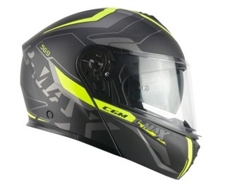 Casco CGM 569G C-MAX City Negro Amarillo