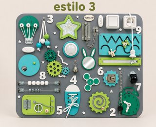 Tablero Sensorial Montessori Talla M