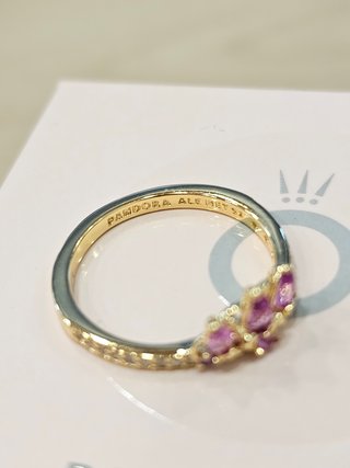 Anillo Pandora Tiara Disney Rapunzel Talla 52