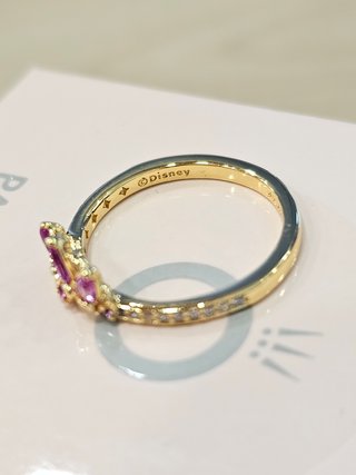 Anillo Pandora Tiara Disney Rapunzel Talla 52