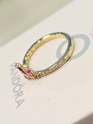 Anillo Pandora Tiara Disney Rapunzel Talla 52