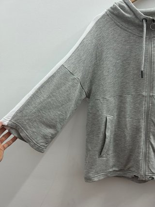 Sudadera con capucha Fila gris Talla M Mujer