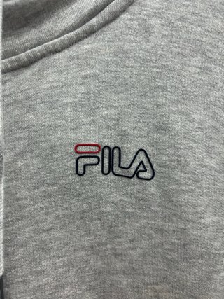 Sudadera con capucha Fila gris Talla M Mujer