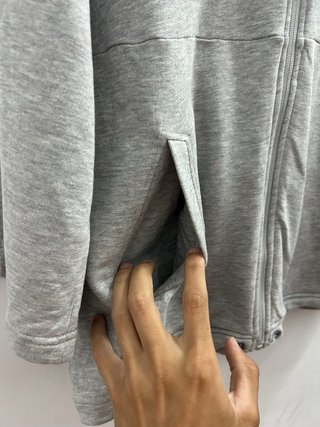 Sudadera con capucha Fila gris Talla M Mujer