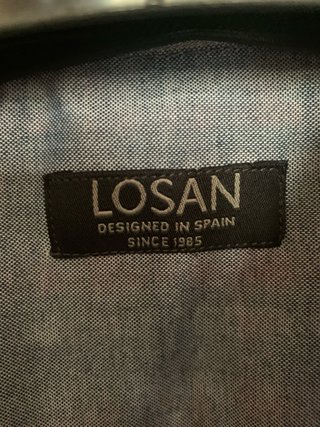 Camisa LOSAN cuadros manga corta Talla M