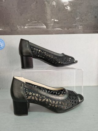 Zapatos de tacón negros talla 35 a la 40