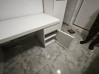 Escritorio Ikea MALM 140x65cm Blanco
