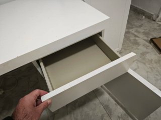 Escritorio Ikea MALM 140x65cm Blanco