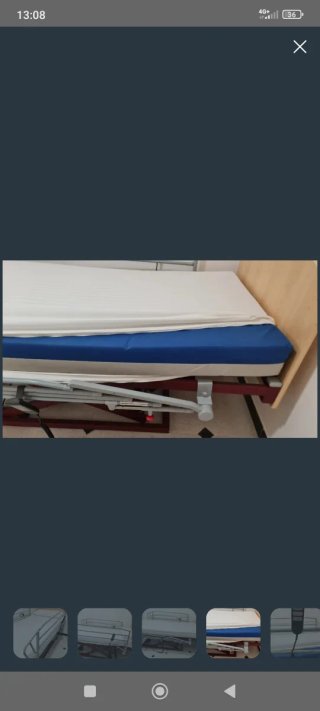 Cama articulada hospitalaria