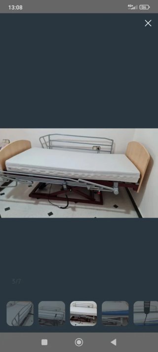 Cama articulada hospitalaria