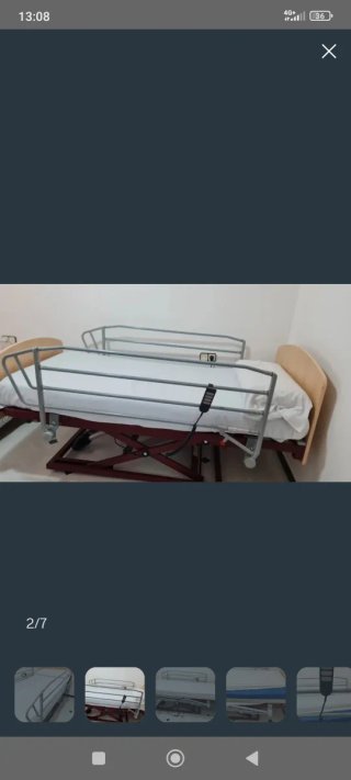 Cama articulada hospitalaria